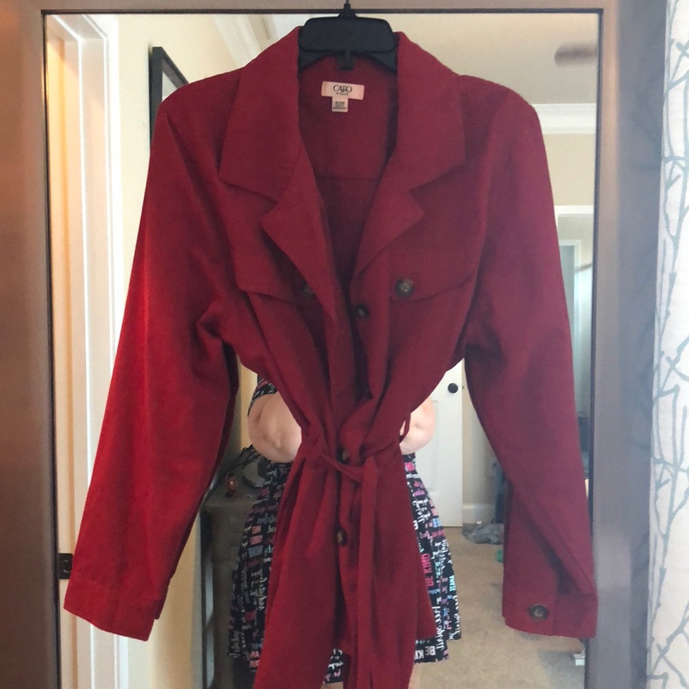 Red blazer